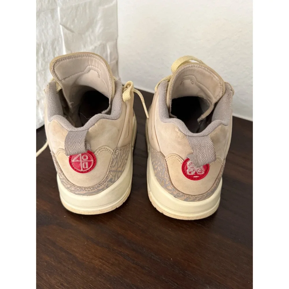 Jordan Spizike Low Coconut Milk Elephant Print! Size: Boys 6Y